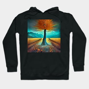 Autumn rainbow tree Hoodie